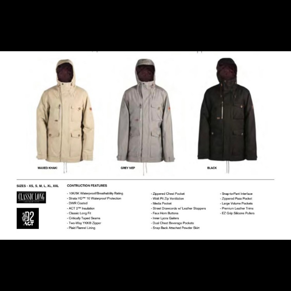 2018 Ride Montlake Fishtail Parka - Picture 2 of 7